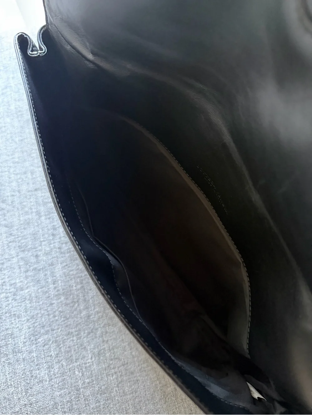 Bottega Veneta Black Intrecciato Leather Clutch Bag